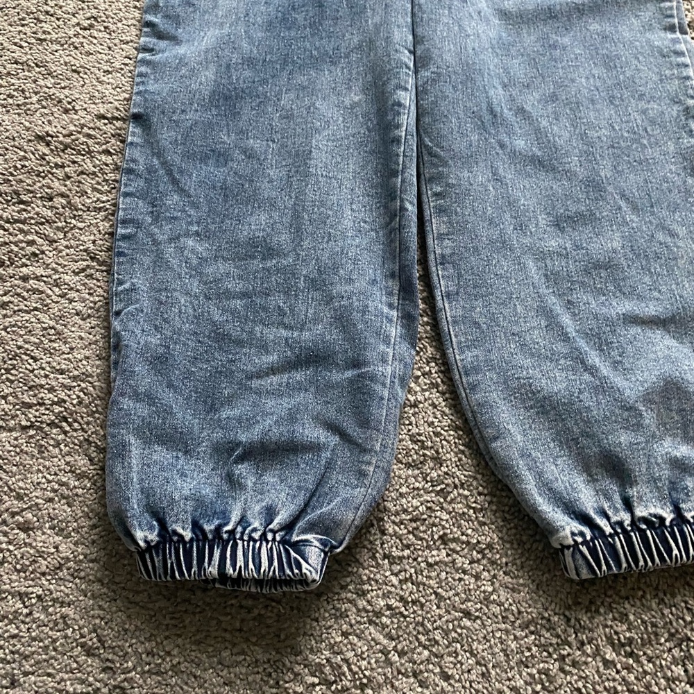 Fashion Nova Light Blue Denim Overalls - Picture 4 of 15